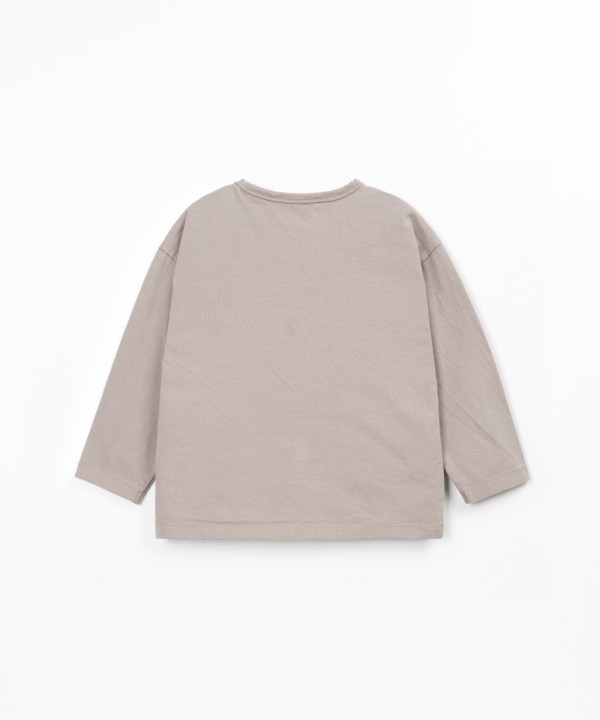Jersey t-shirt with recycled cotton