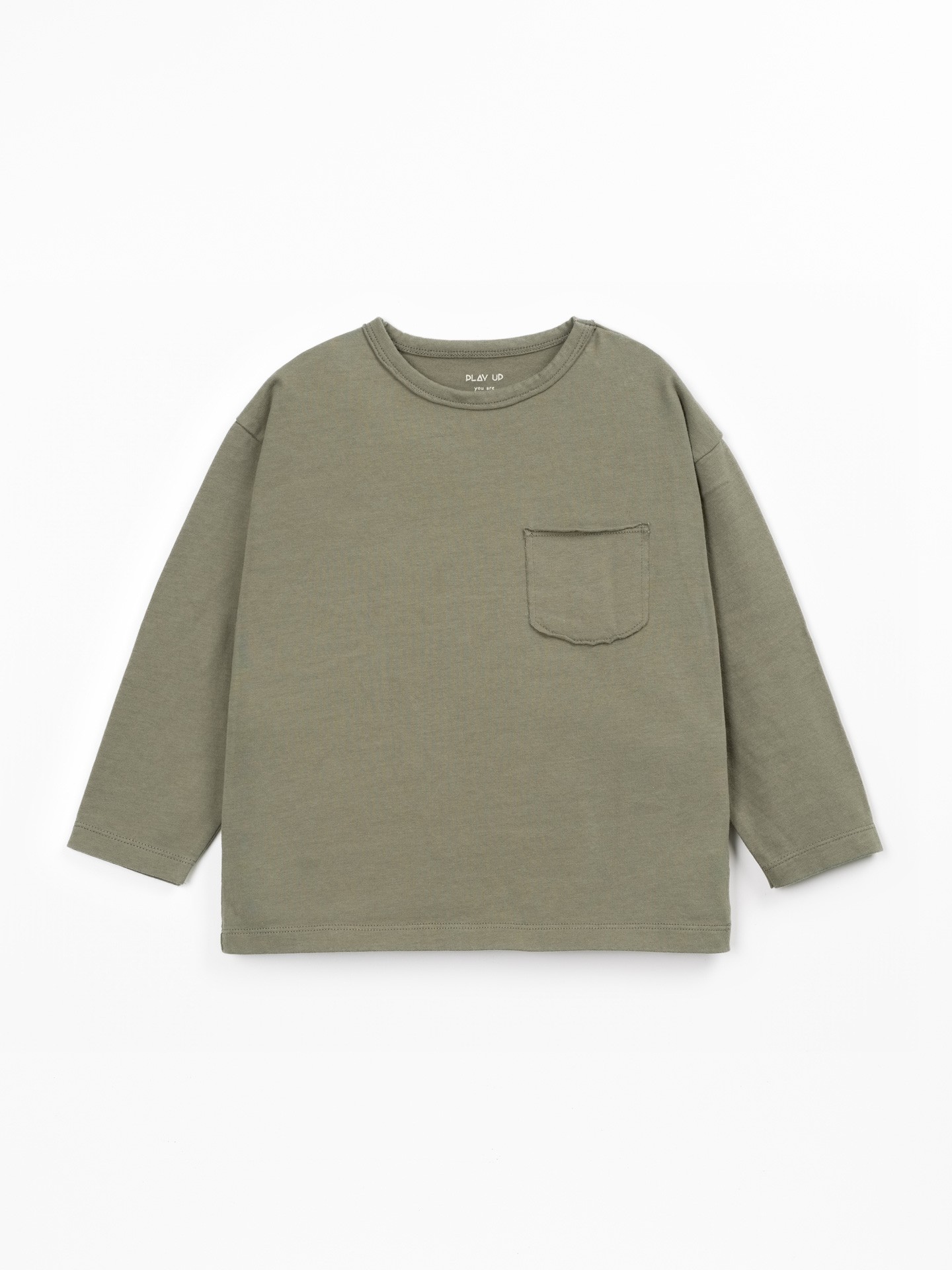 T-shirt en maille avec coton recycl?