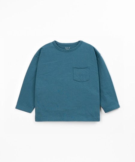 Jersey t-shirt with recycled cotton