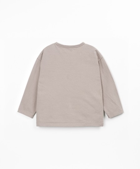 T-shirt en maille avec coton recycl?