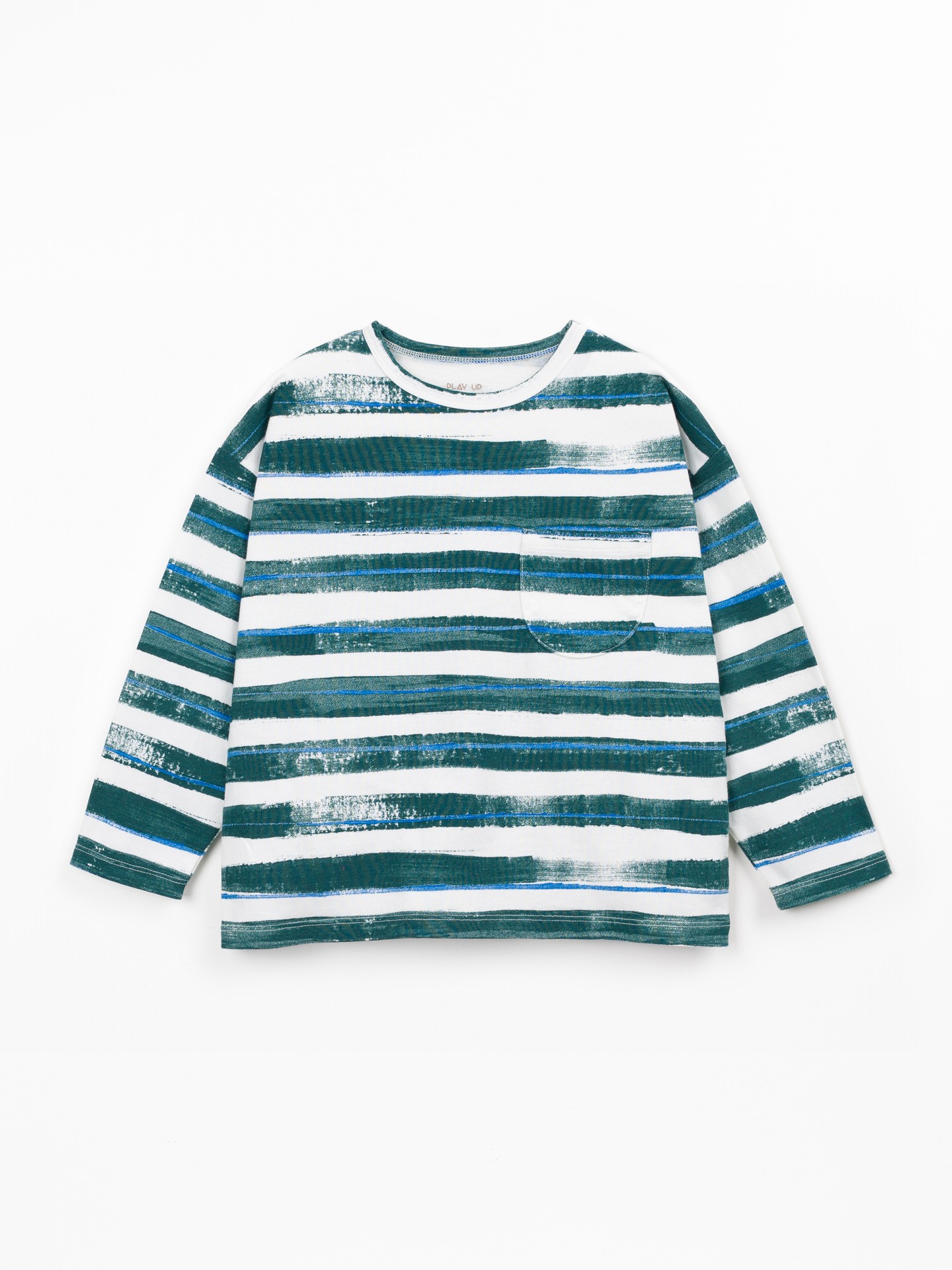 T-shirt à manches longues rayé