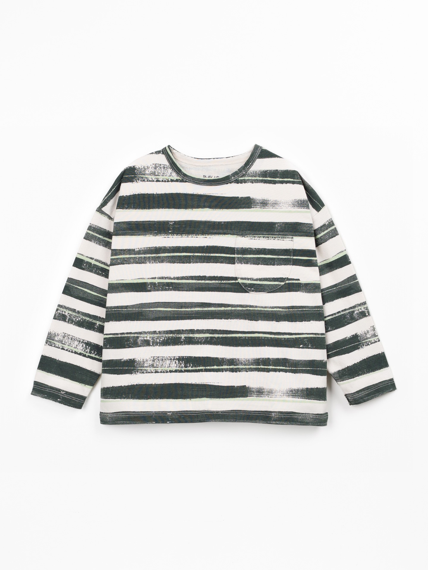 T-shirt à manches longues rayé