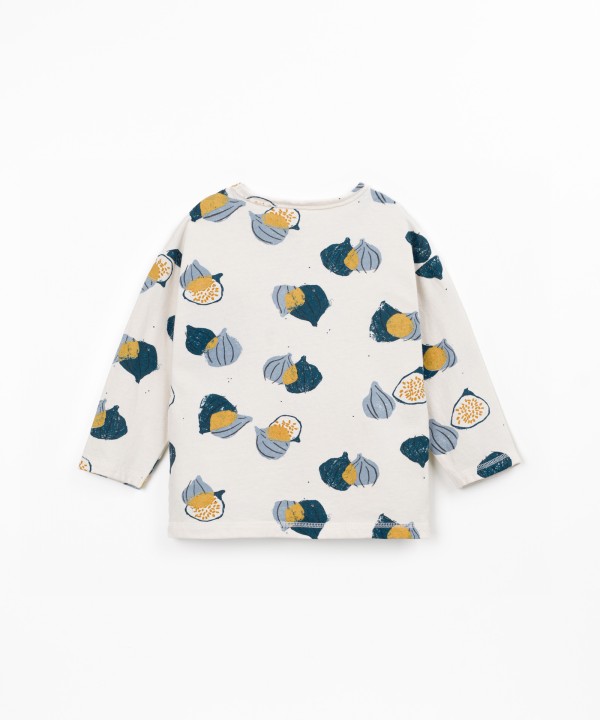 T-shirt in misto cotone biologico e cotone riciclato