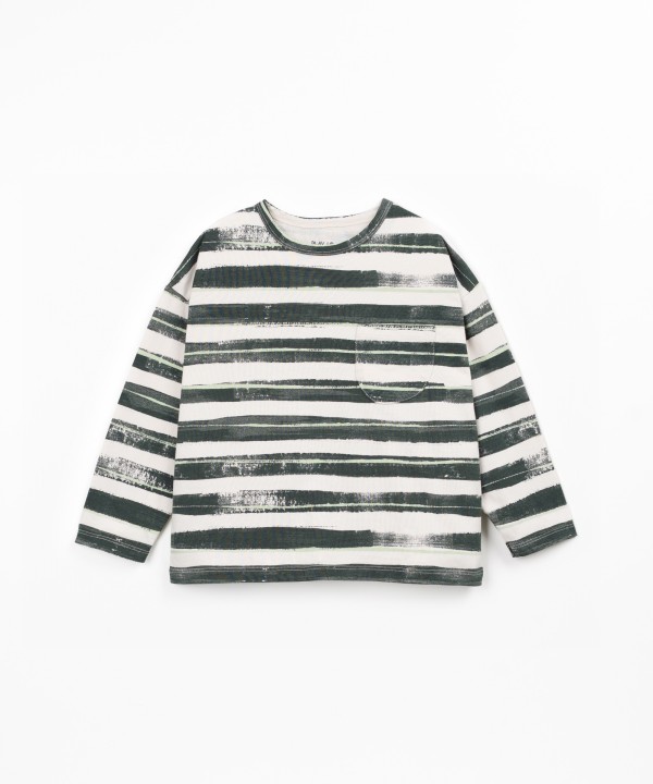 Long sleeve striped t-shirt