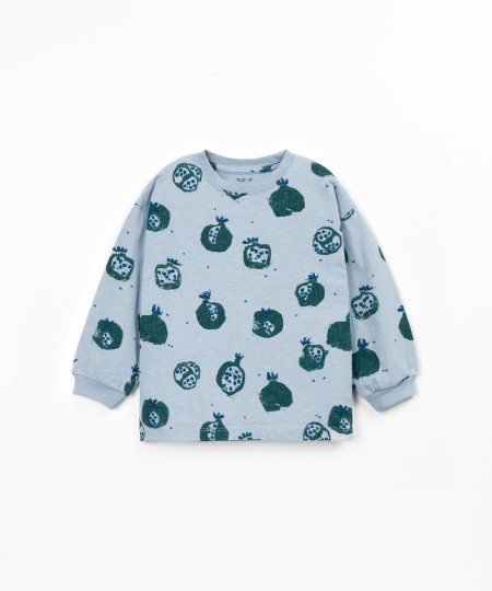 Camiseta con estampado de granadas