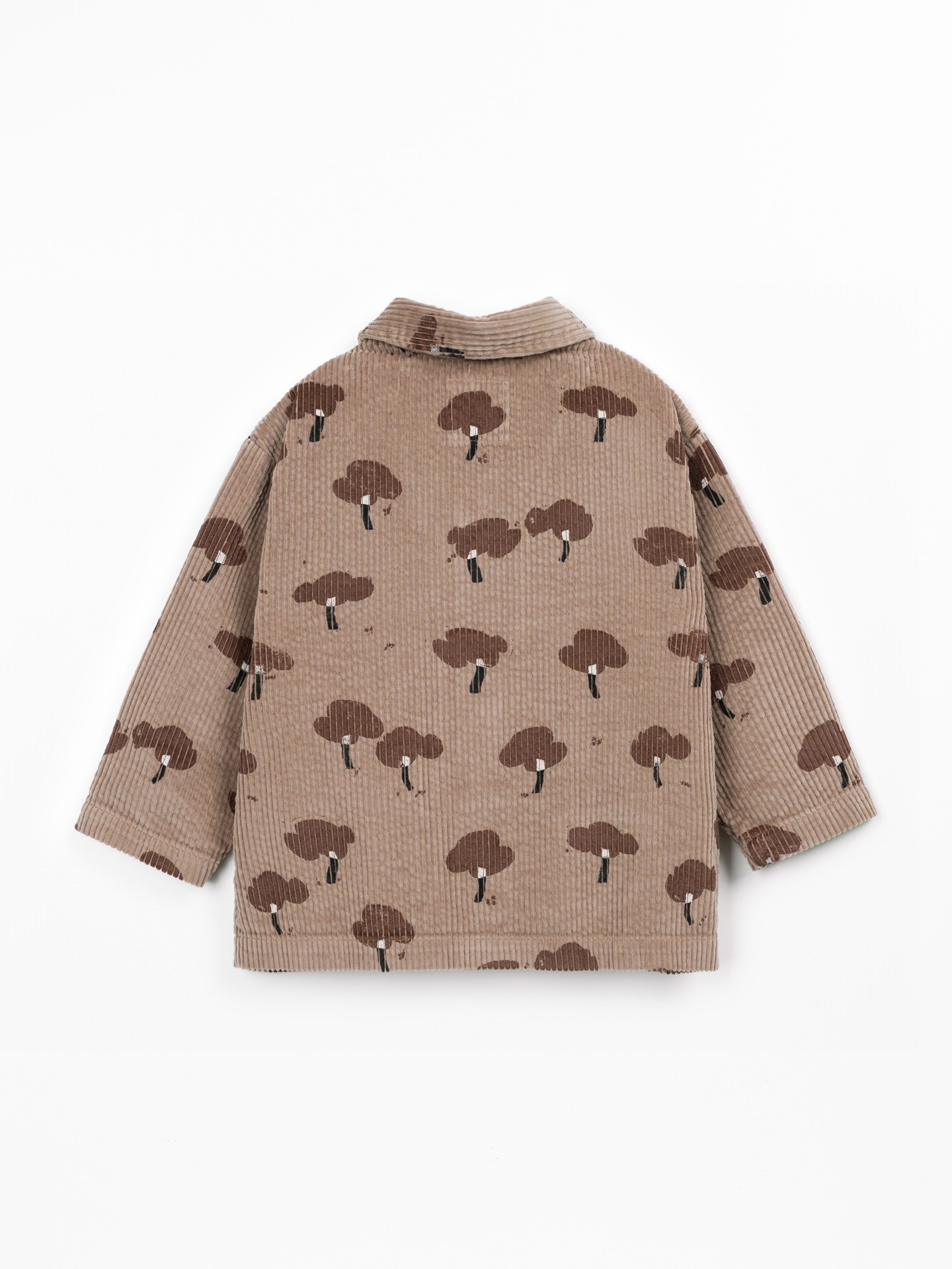 Camicia di velluto a coste con stampa
