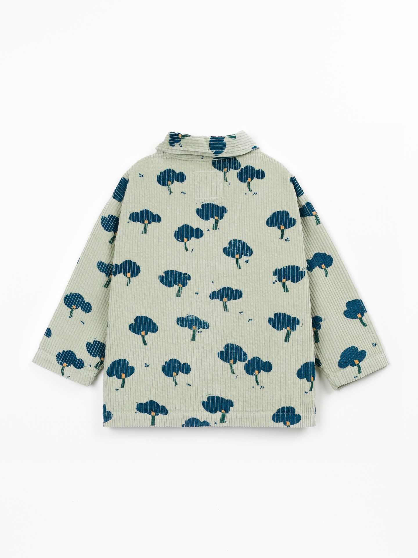 Chemise en velours côtelé avec imprimé