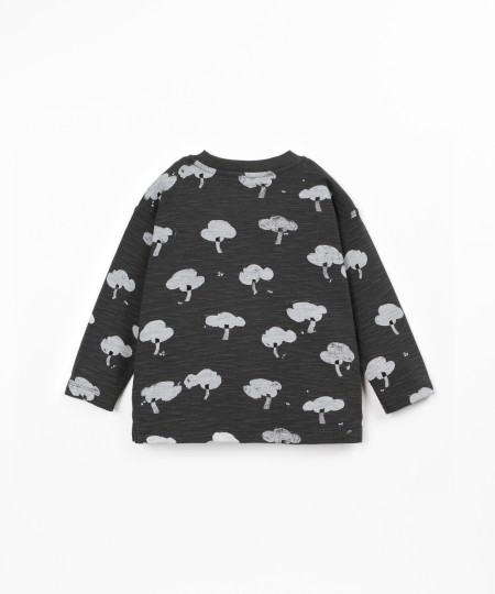 T-shirt à manches longues avec imprimé