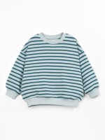 Pull en maille avec mélange de coton et coton recyclé Pull en maille avec mélange de coton et coton recyclé