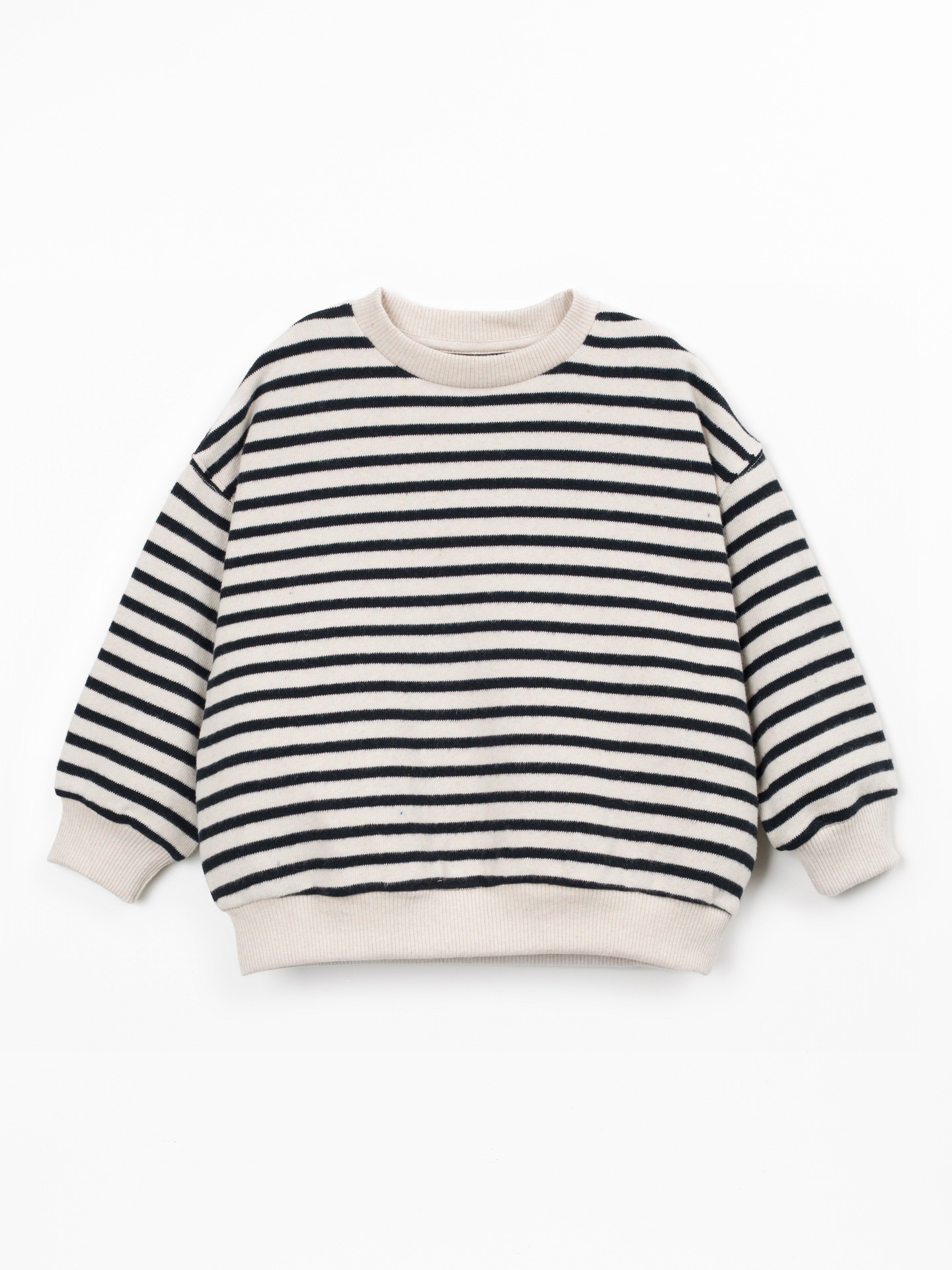 Pull en maille avec mélange de coton et coton recyclé