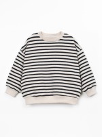 Pull en maille avec mélange de coton et coton recyclé Pull en maille avec mélange de coton et coton recyclé