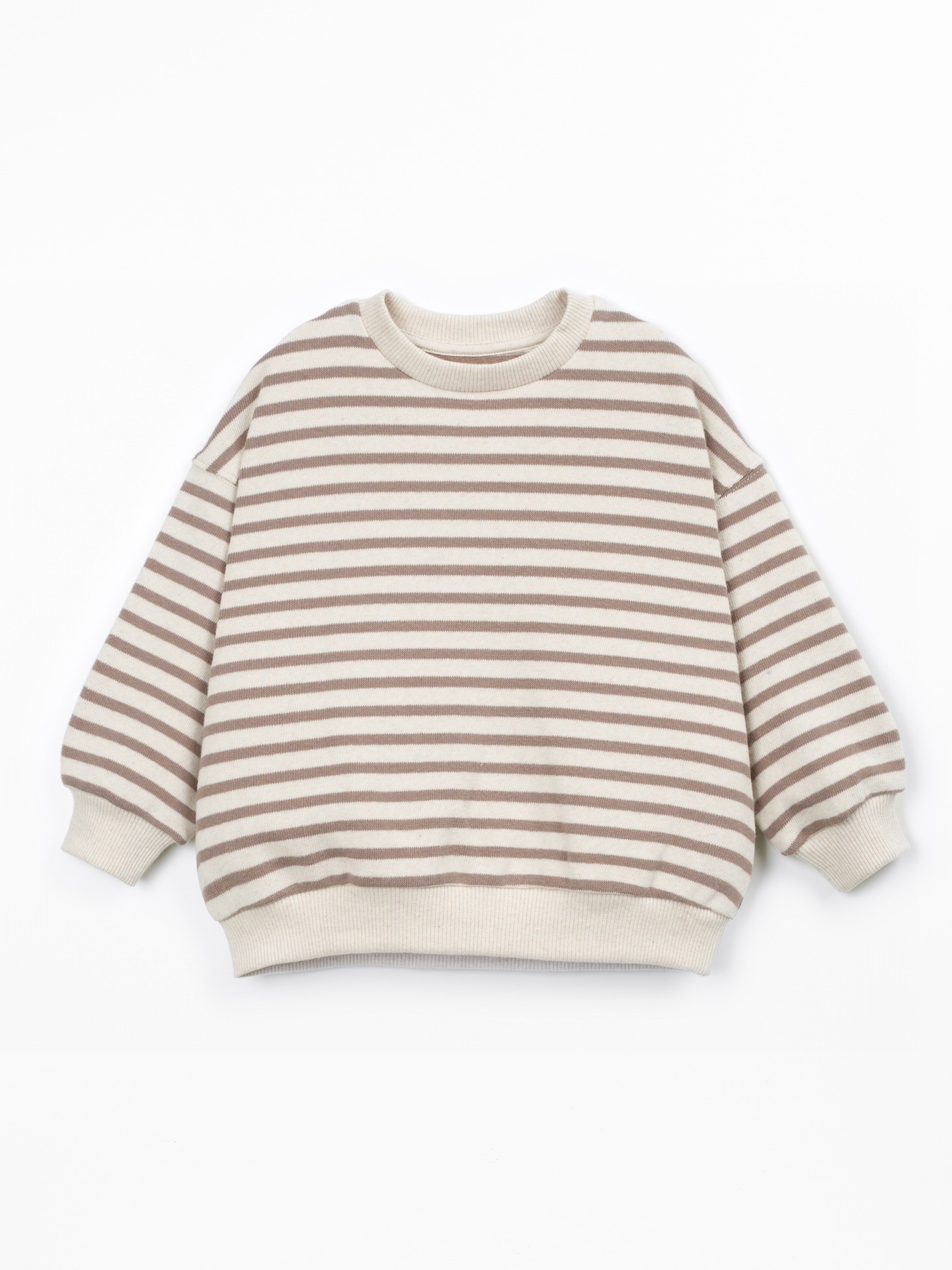 Pull en maille avec mélange de coton et coton recyclé
