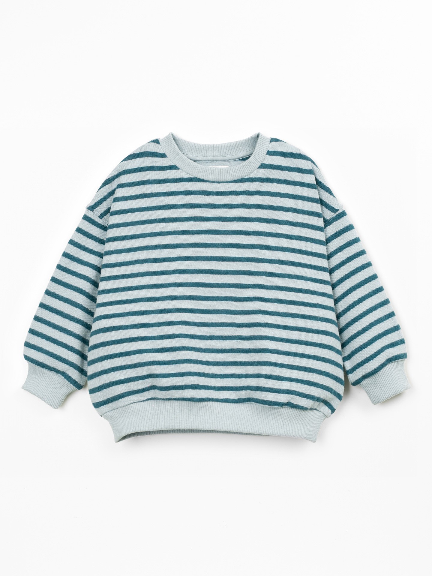 Pull en maille avec mélange de coton et coton recyclé