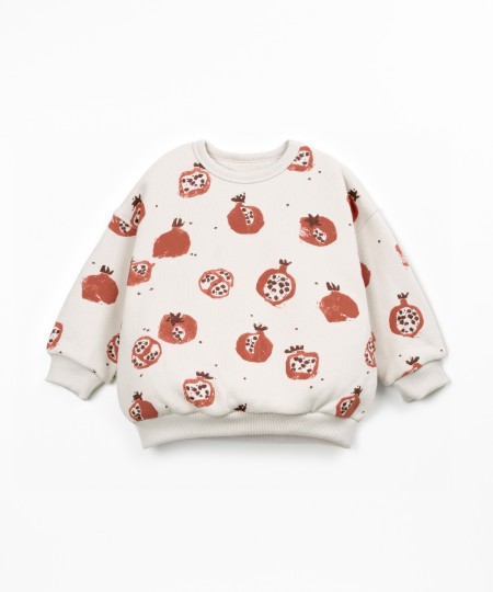 Cotton knit sweater