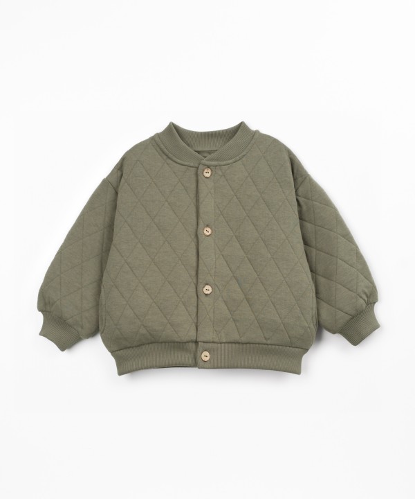 Jacket with organic cotton