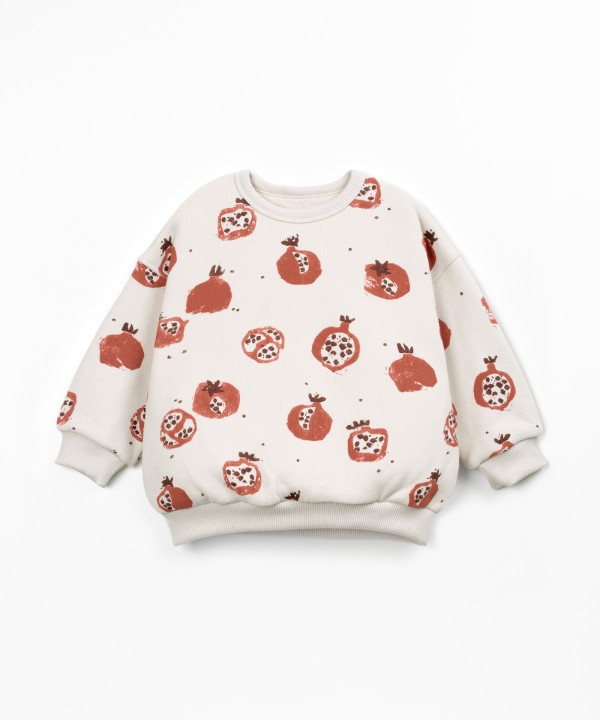Cotton knit sweater