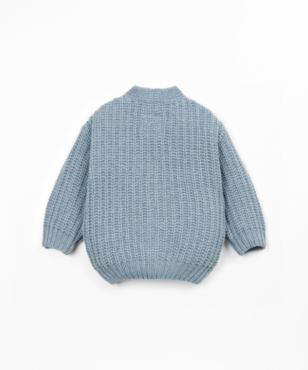 Casaco de malha tricot