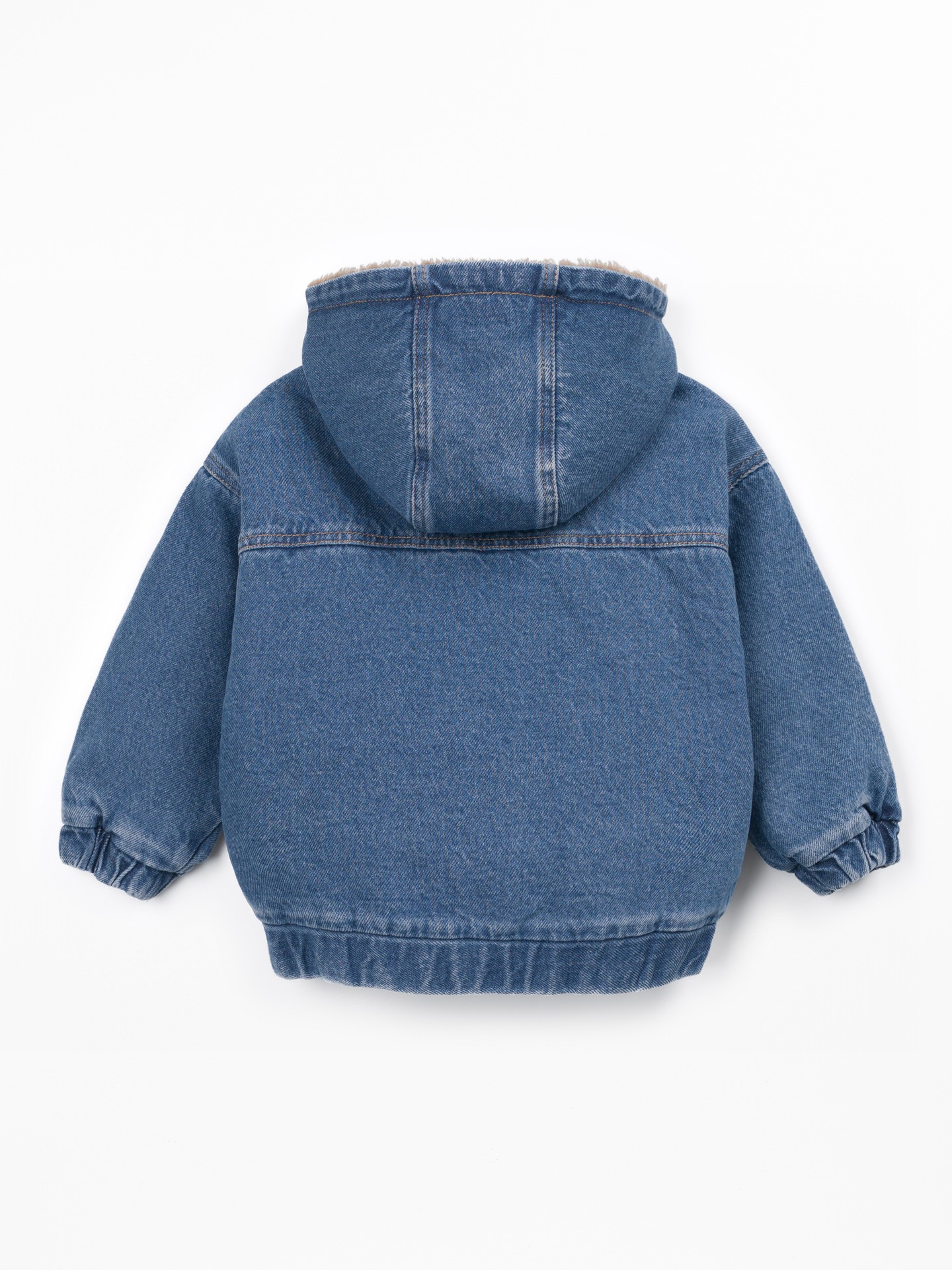 Veste en jean avec doublure en fourrure