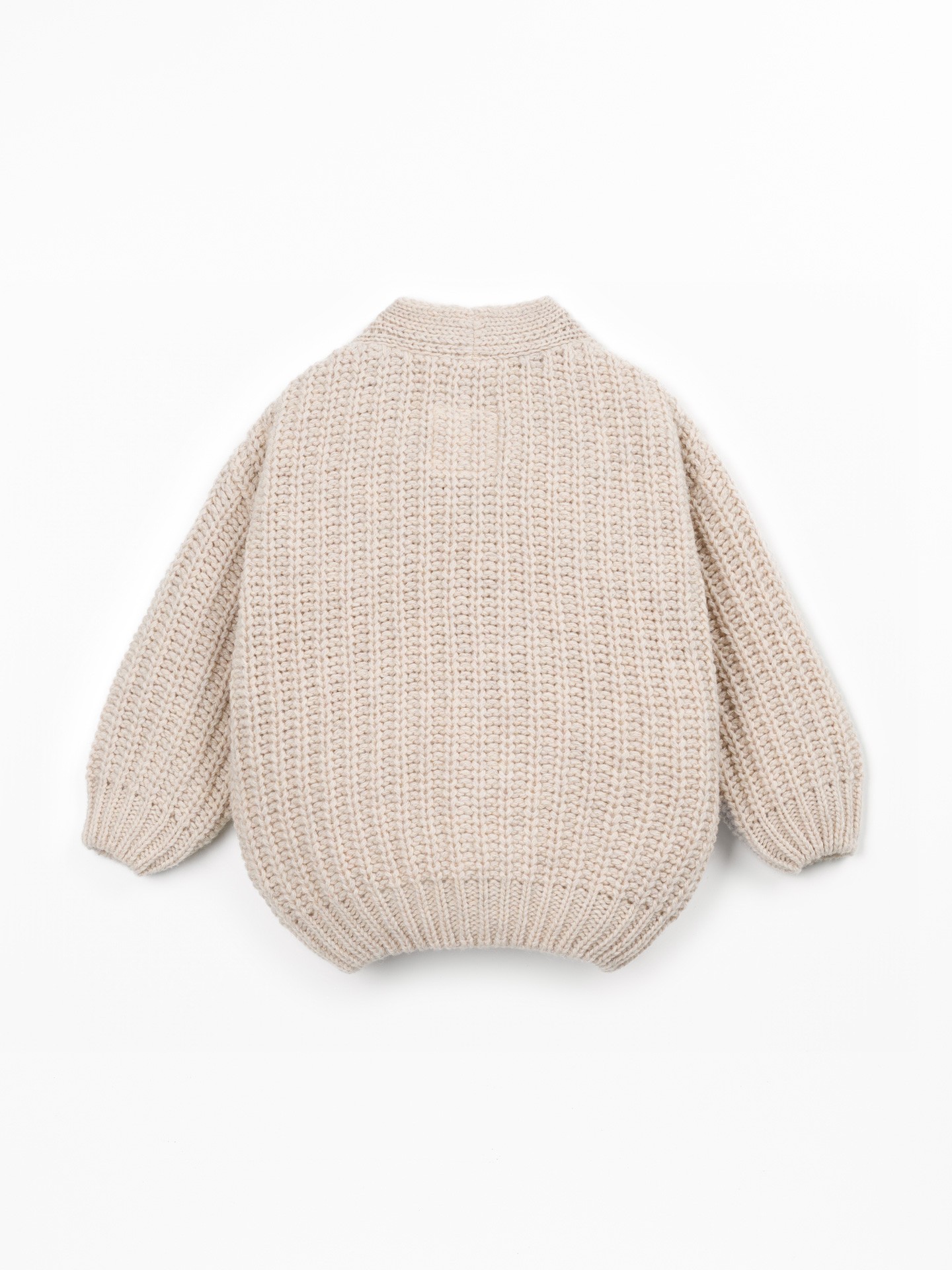 Veste en maille tricot