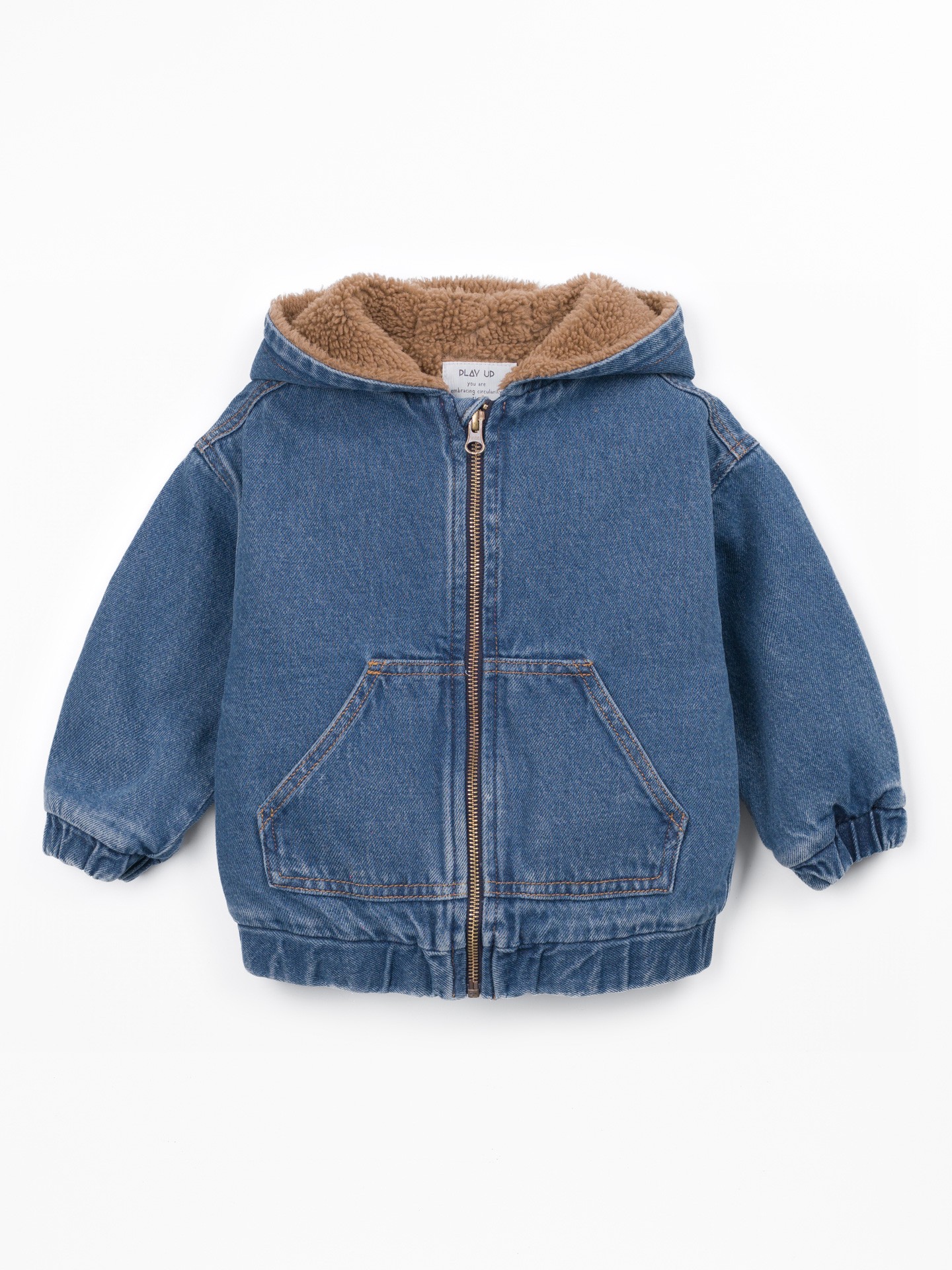 Veste en jean avec doublure en fourrure