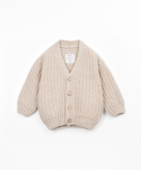 Casaco de malha tricot