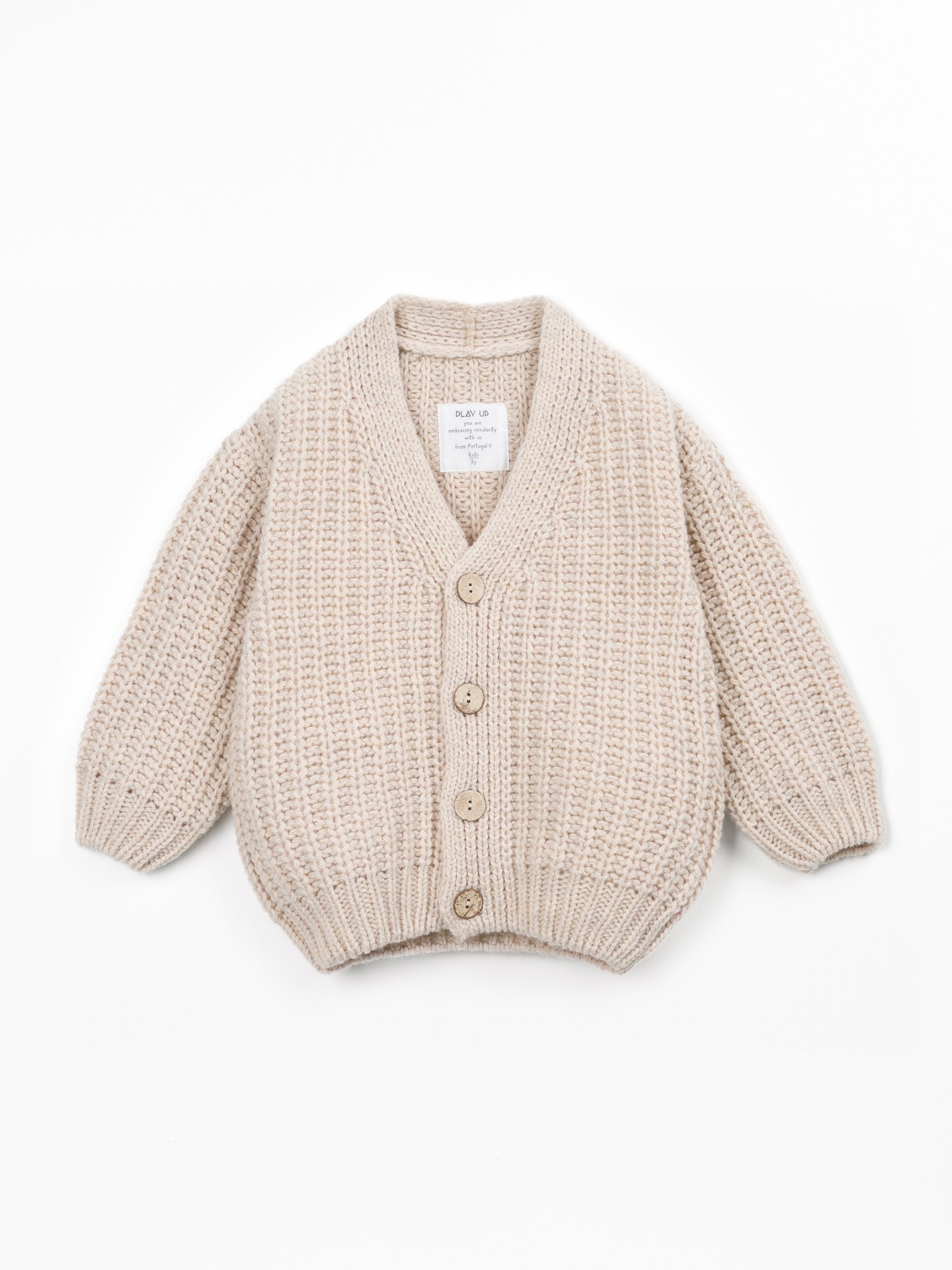 Veste en maille tricot