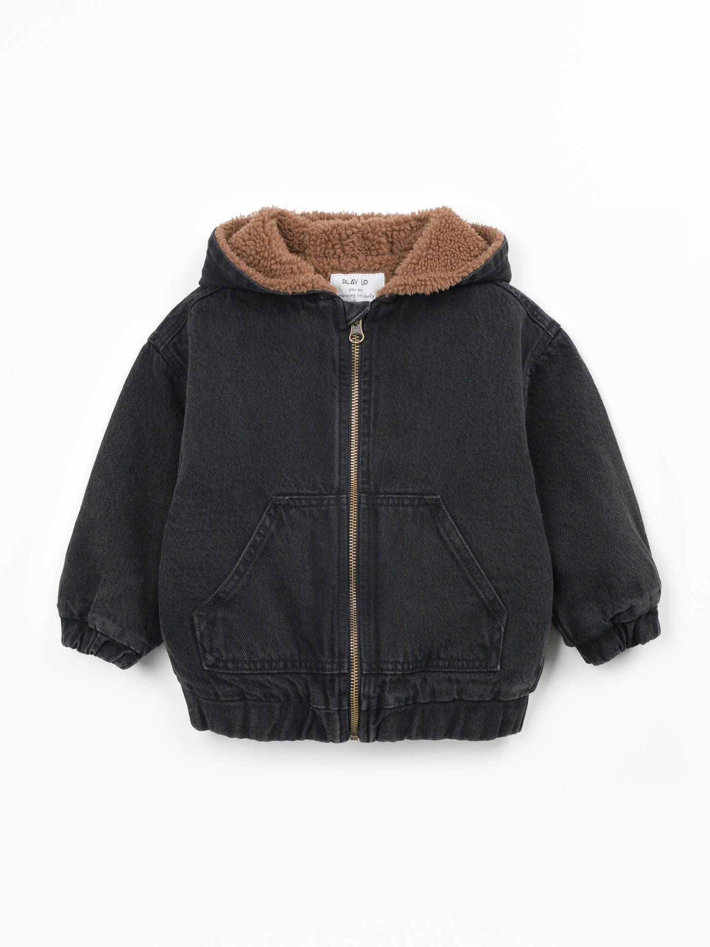 Veste en jean avec doublure en fourrure