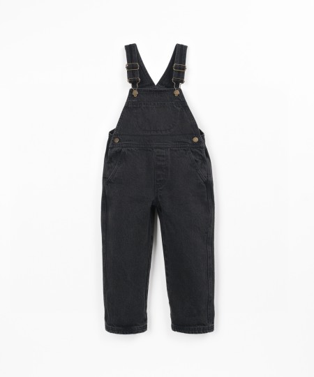 Tuta in denim di cotone