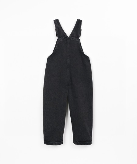 Combinaison en denim de coton