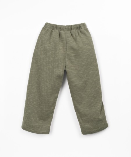 Knit pants in organic cotton