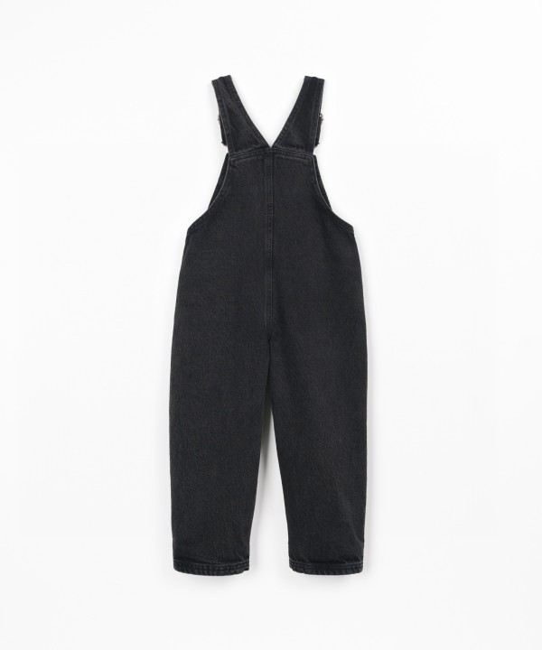 Combinaison en denim de coton