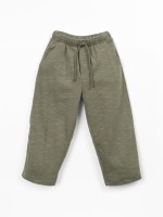 Knit pants in organic cotton