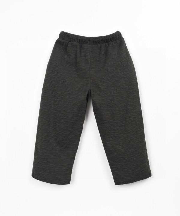 Knit pants in organic cotton