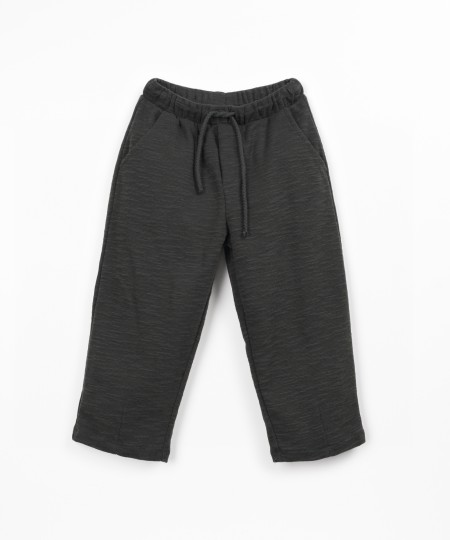 Knit pants in organic cotton