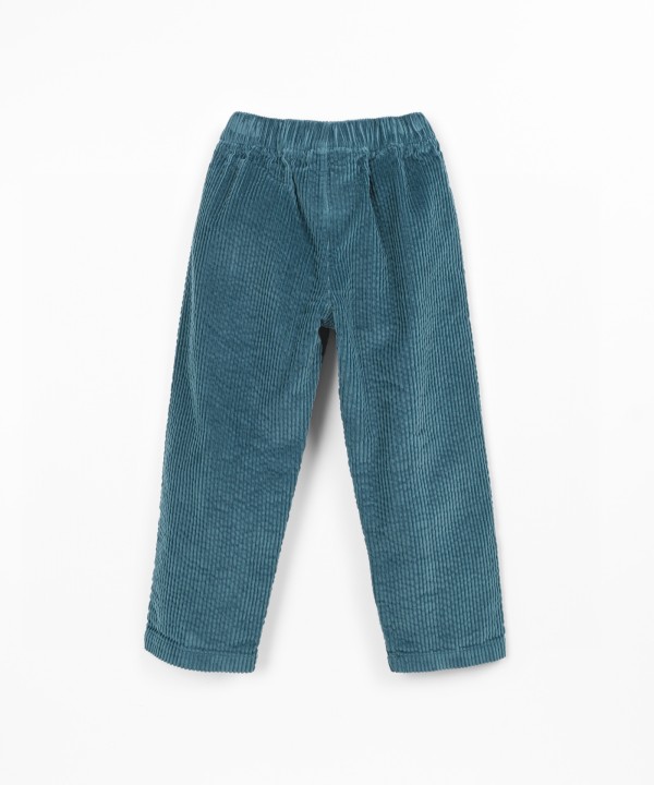 Pantaloni in velluto a coste con tasche
