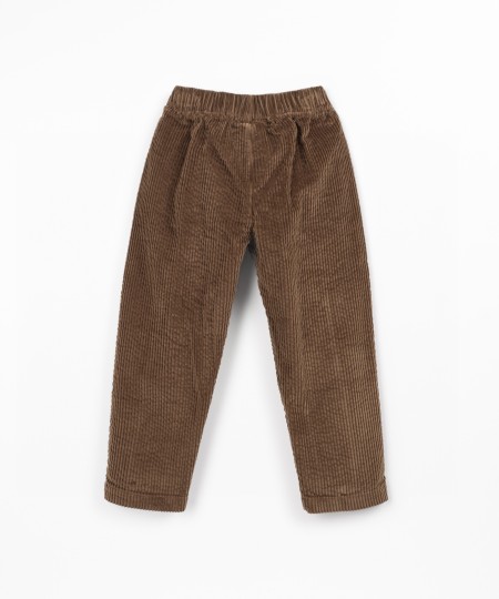 Pantalon en velours côtelé avec poches