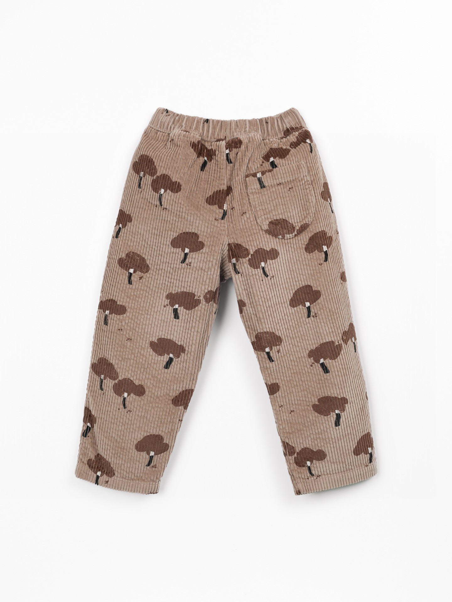 Pantalon en velours côtelé en fibres naturelles