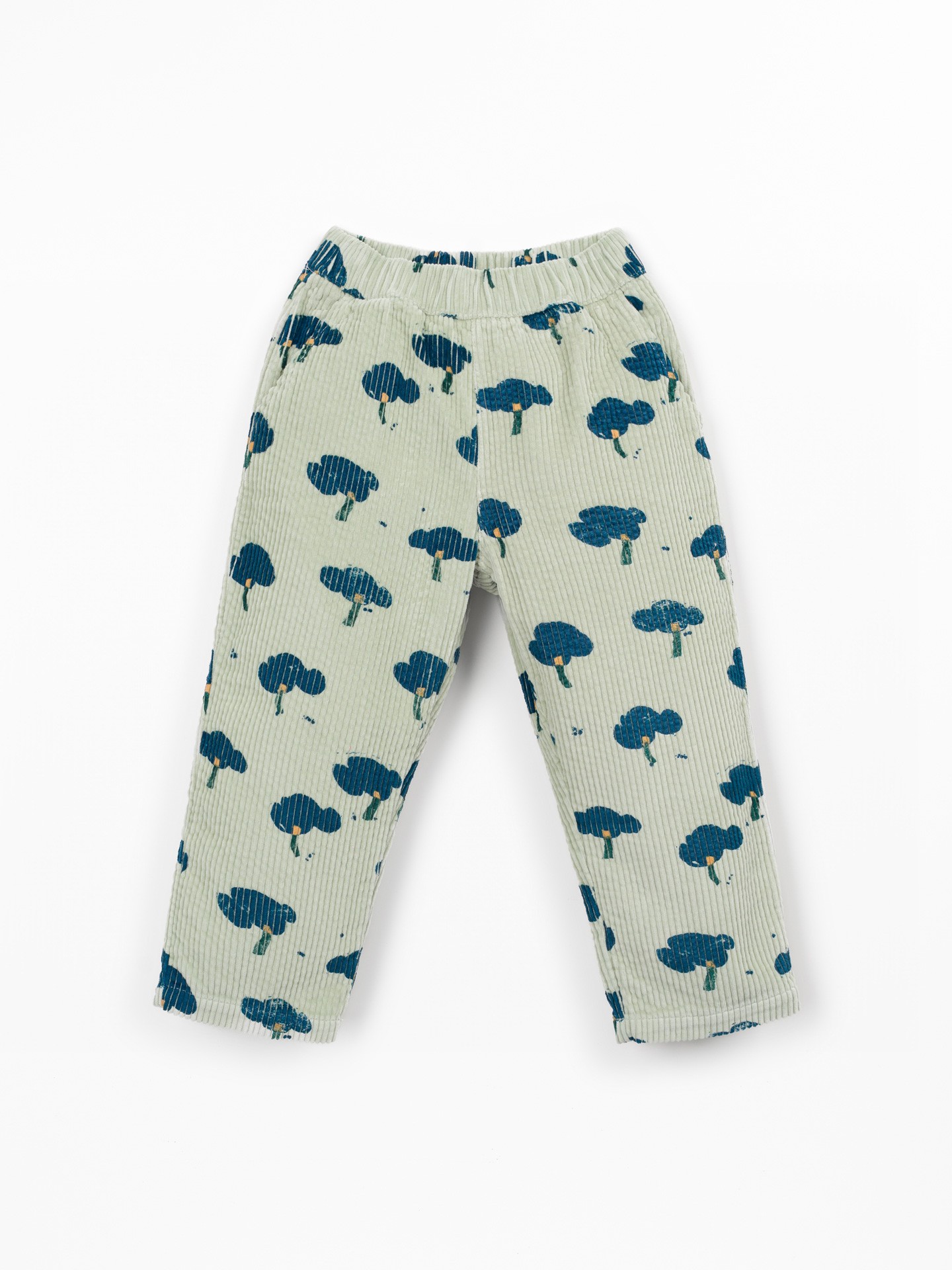 Pantalon en velours côtelé en fibres naturelles