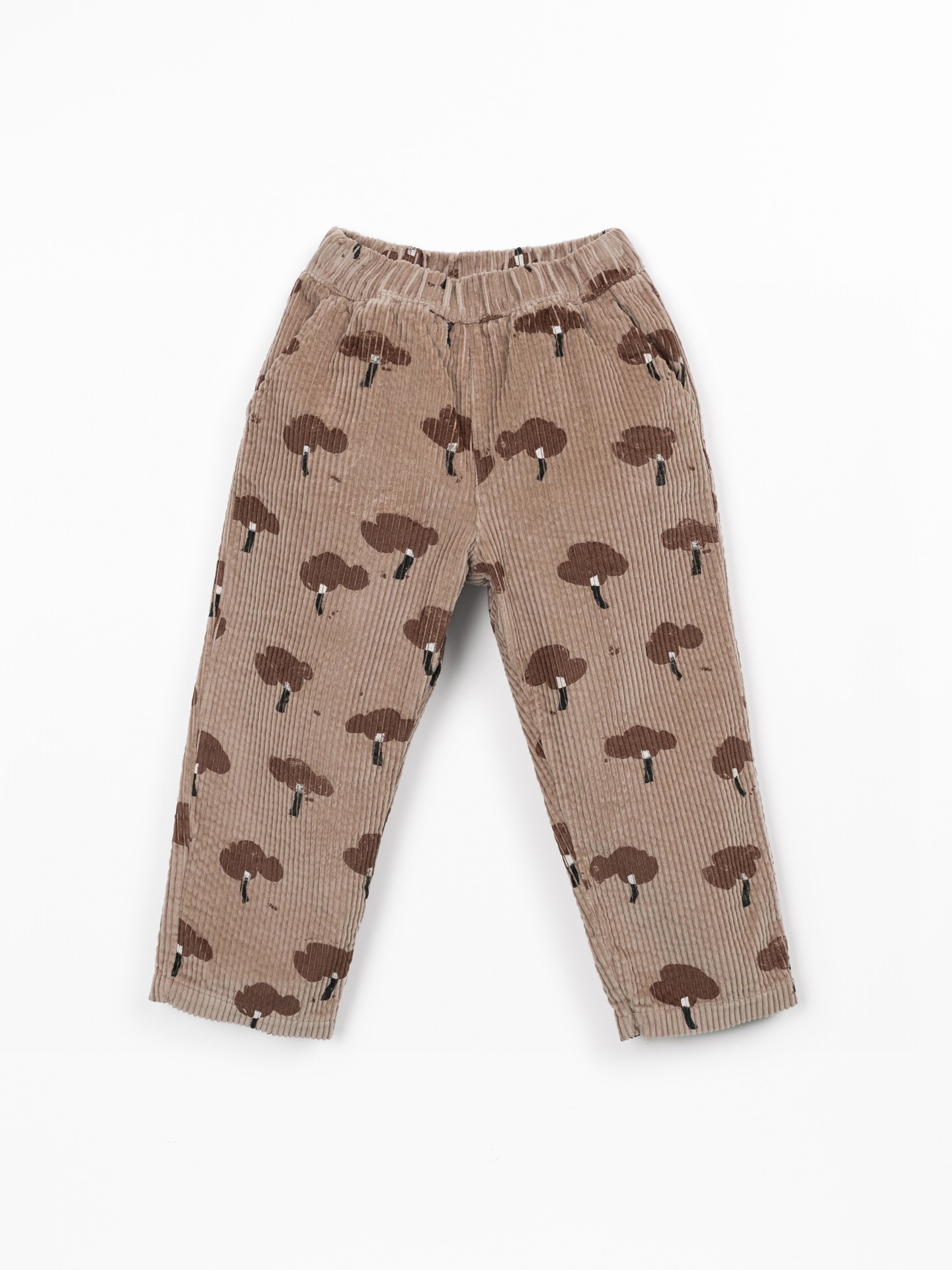 Pantalon en velours côtelé en fibres naturelles