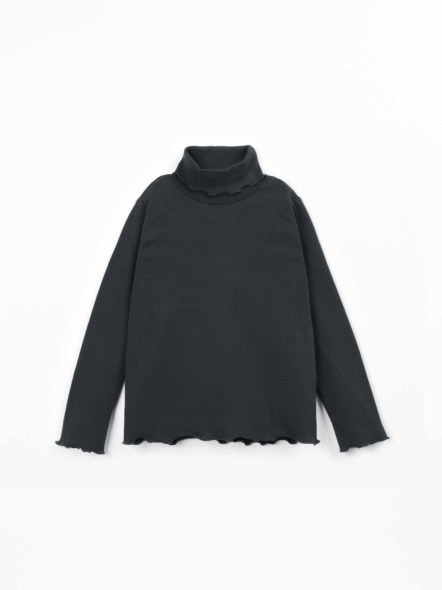 T-shirt en maille à col montant