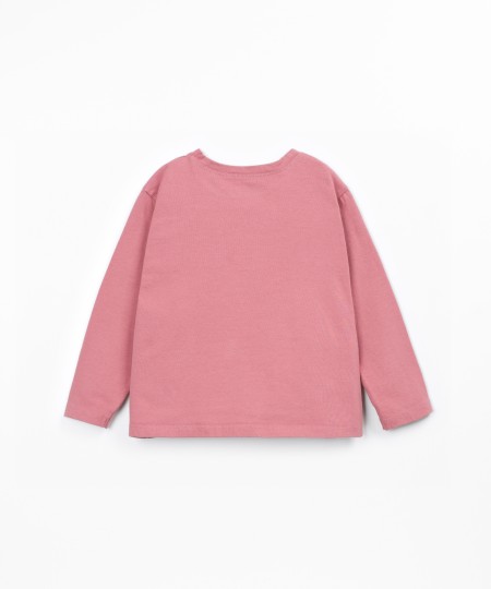 T-shirt en maille avec coton recycl?