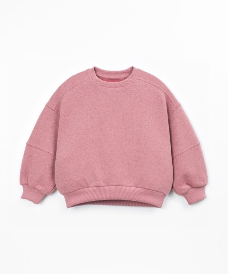 T-shirt with a blend of cotton and recycled fibres
