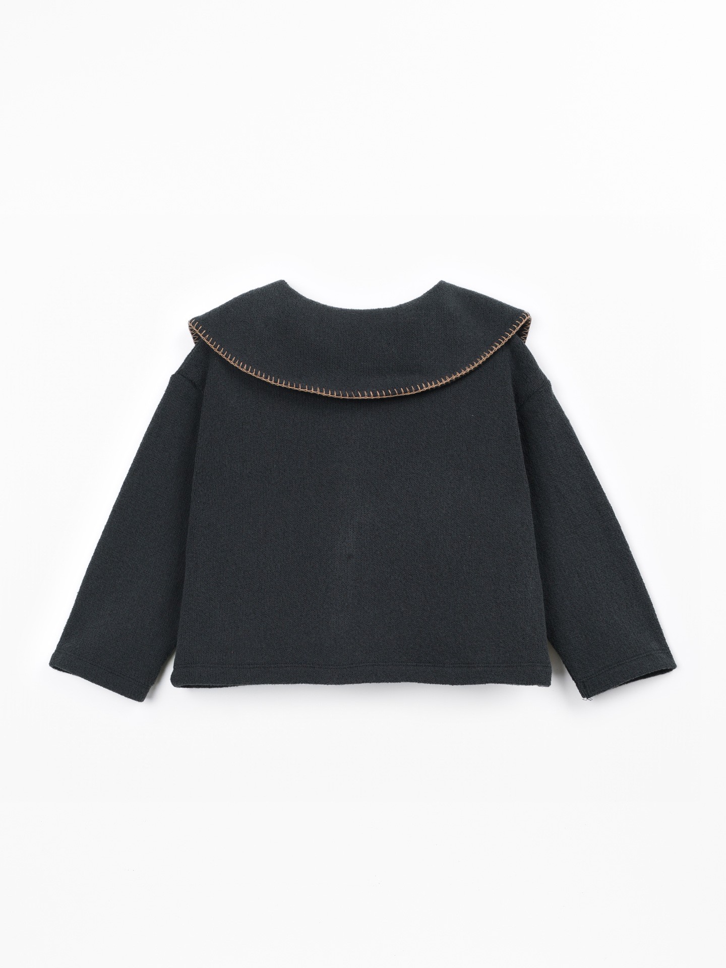 Veste en maille avec col