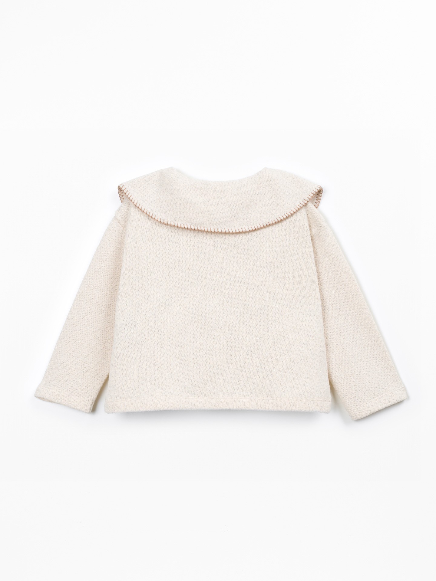 Veste en maille avec col