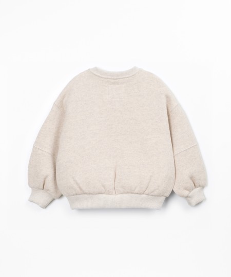 T-shirt avec mélange de coton et fibres recyclées