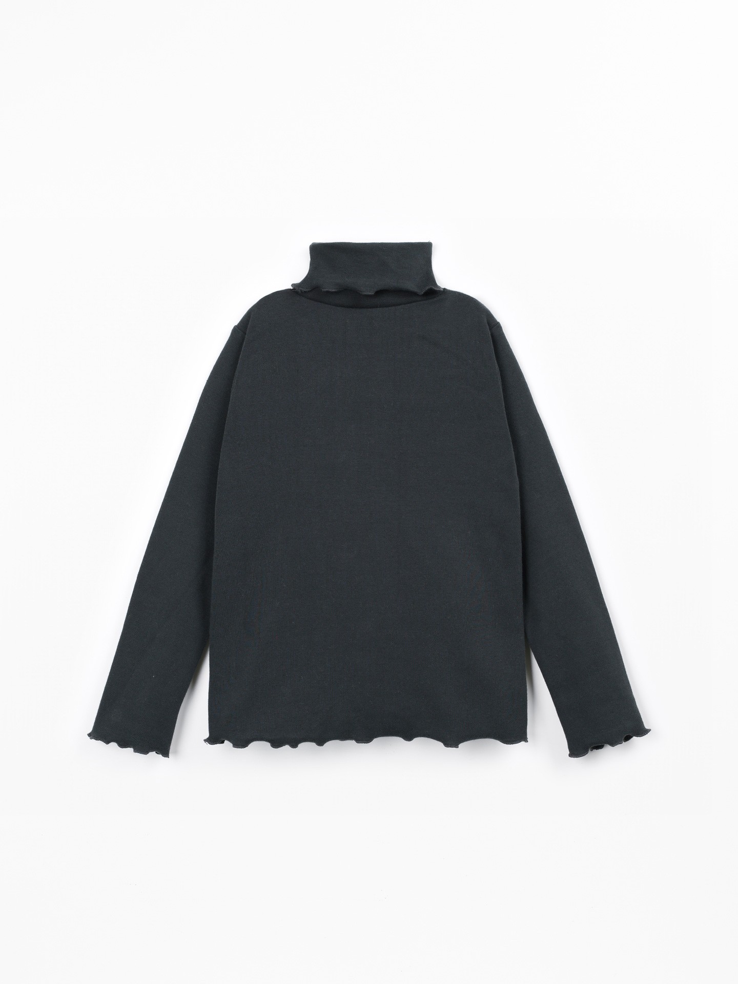 T-shirt en maille à col montant