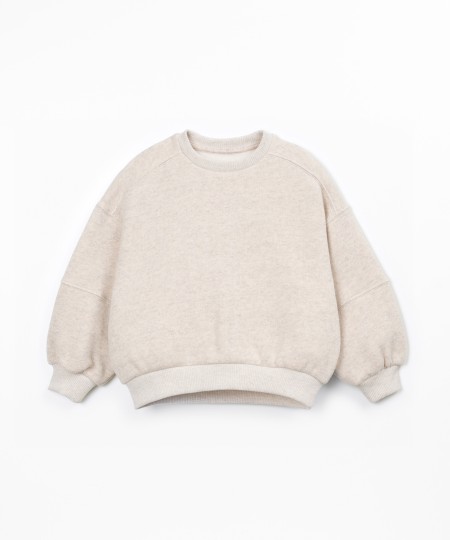T-shirt with a blend of cotton and recycled fibres