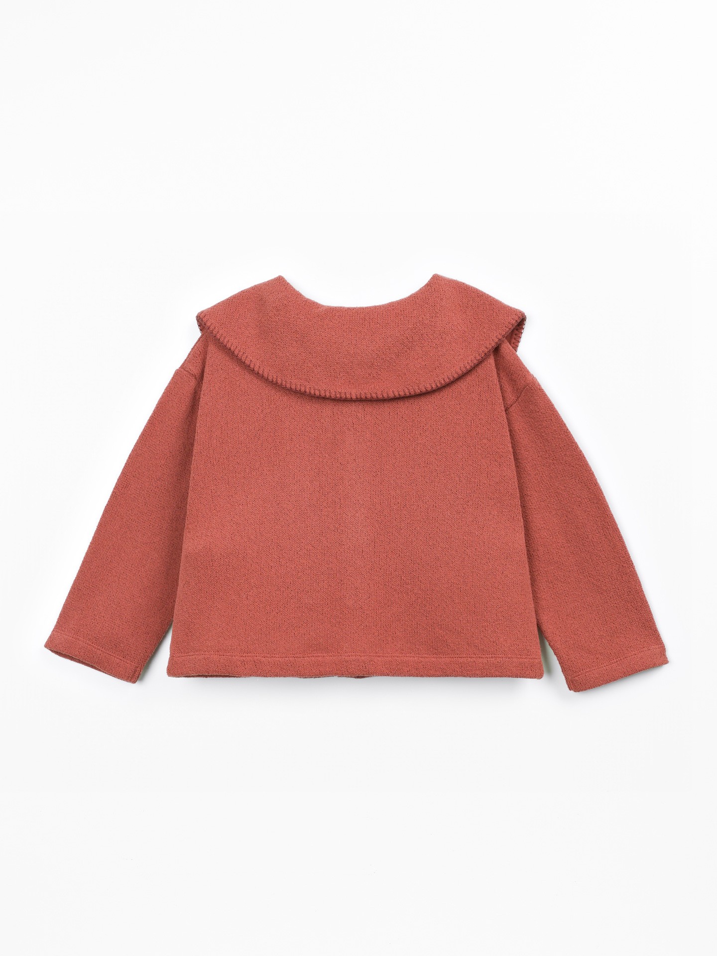 Veste en maille avec col