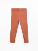 Plain knit leggings