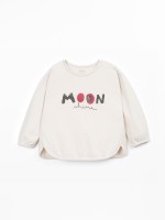 Knitted T-shirt with natural fibres